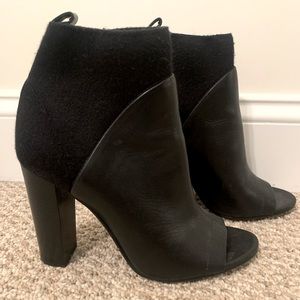 Vince Aren Open Toe Bootie Heels Size 8 or 39